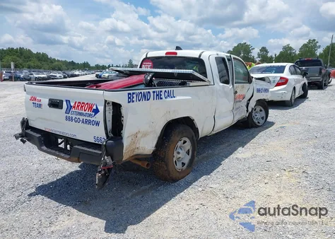 2020 Toyota Tacoma Sr from USA, damaged, VIN 3TYRX5GN8LT001887